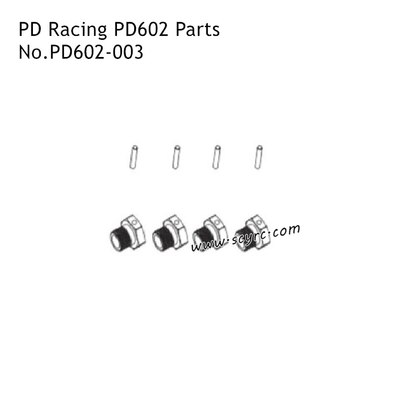 PD Racing PD602 High Speed RC Car Parts Hub Hex with Pin PD602-003