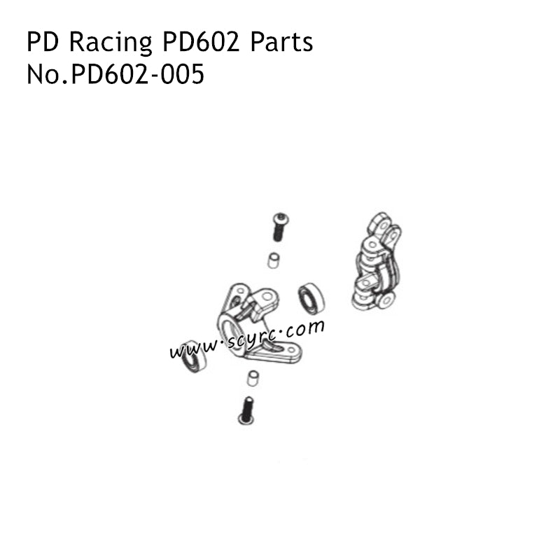 PD Racing PD602 High Speed RC Car Parts Front Right C-seat Assembly PD602-005