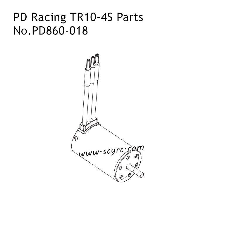 PD Racing TR10-4S Monster RC Truck Parts 4S Motor PD860-018