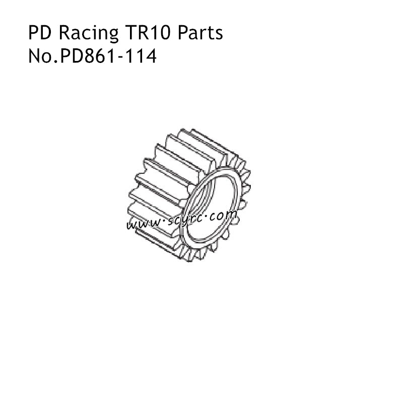 PD Racing TR10 RC Truck Parts 15T Spur Gear PD861-114