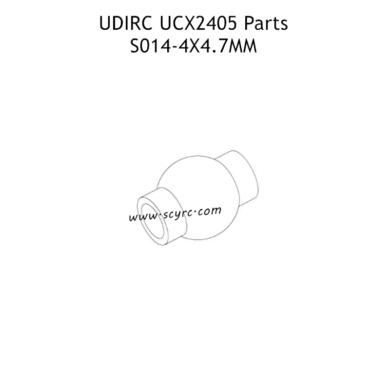 UDIRC UCX2405 Parts 4X4.7MM Hollow Ball UCX24-S014