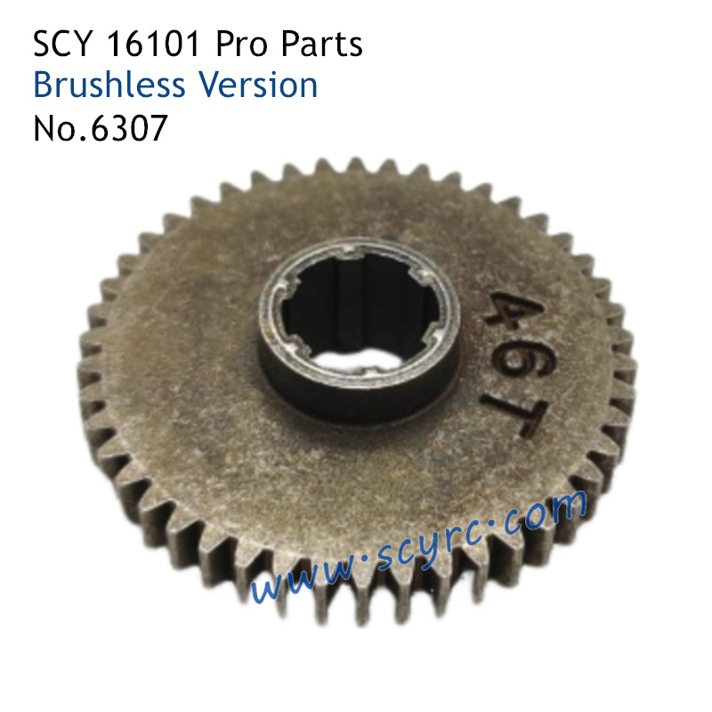 SCY 16101 Pro RC Car Parts Metal 46T Main Gear 6307