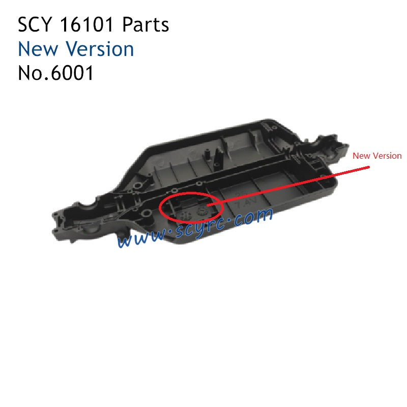 SCY 16101 RC Car Parts Chassis 6001