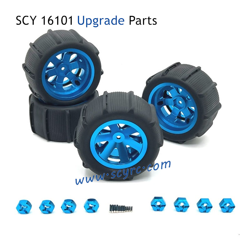 SCY 16101 RC Car Upgrade Parts Beach Wheels