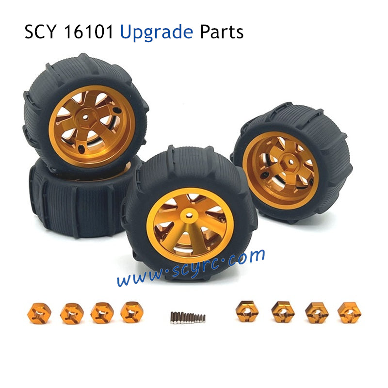 SCY 16101 RC Car Upgrade Parts Beach Wheels