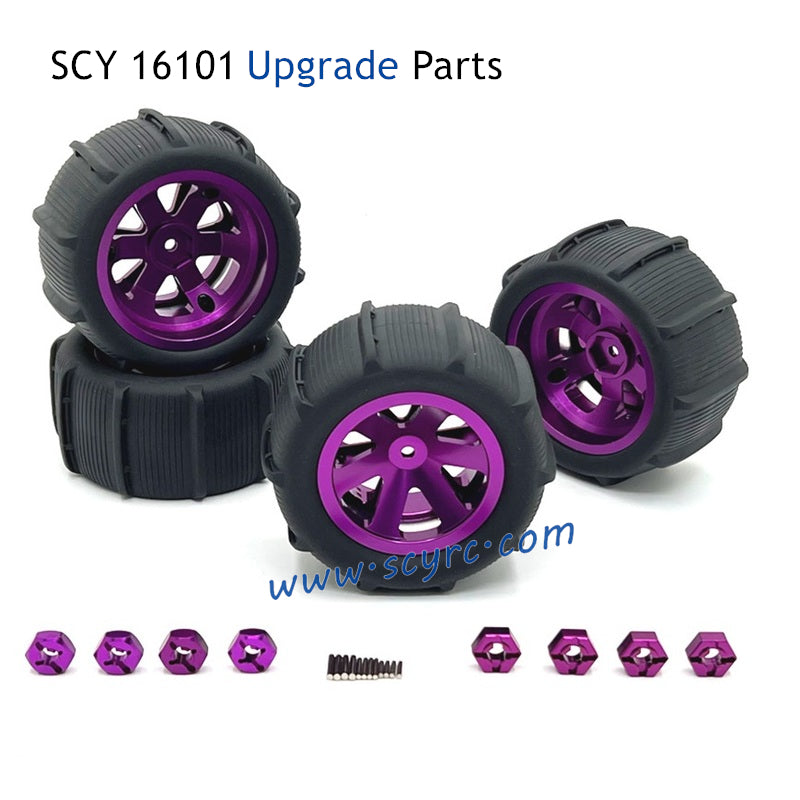 SCY 16101 RC Car Upgrade Parts Beach Wheels