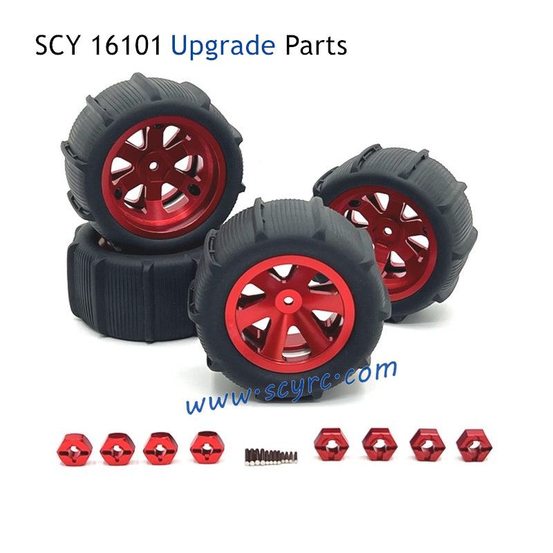 SCY 16101 RC Car Upgrade Parts Beach Wheels