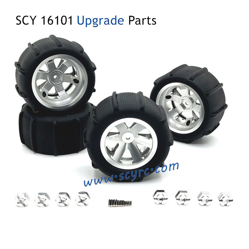 SCY 16101 RC Car Upgrade Parts Beach Wheels
