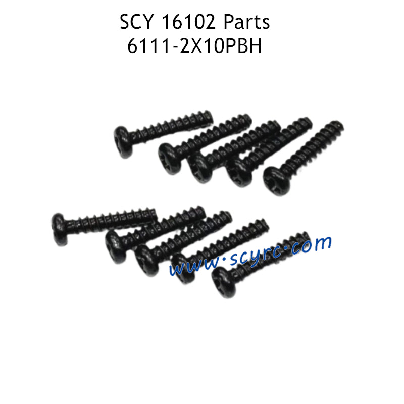 SCY 16102 Parts 2X10PBH Screw 6111