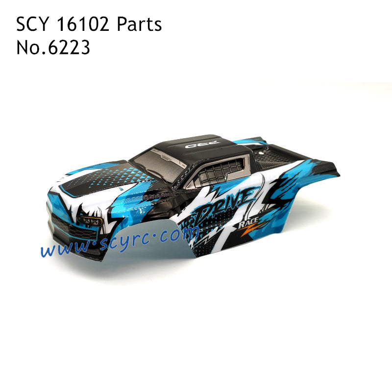 SCY 16102 Pro RC Car Parts Body Shell 6223