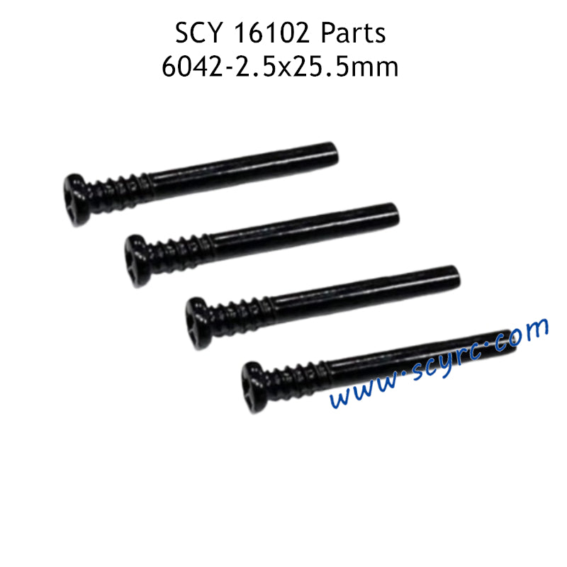 SCY 16102 RC Car Parts 2.5X25.5mm Screw 6042