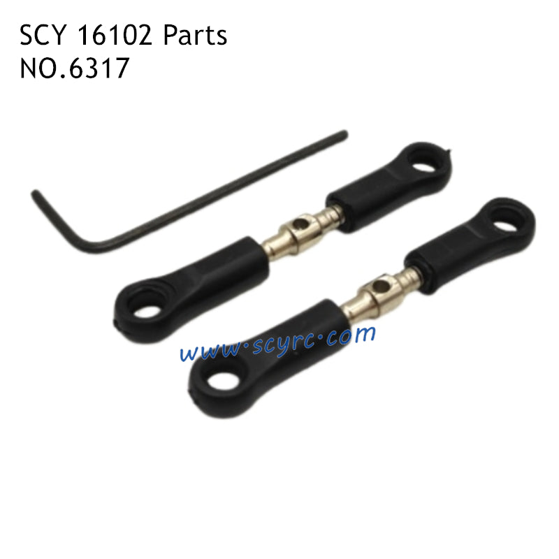 SCY 16102 RC Car Parts Adjustable Steering Rod 6317
