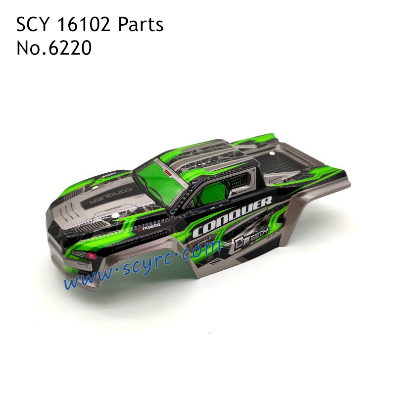 SCY 16102 RC Car Parts Body Shell 6220