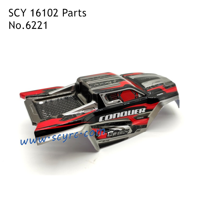 SCY 16102 RC Car Parts Body Shell 6221