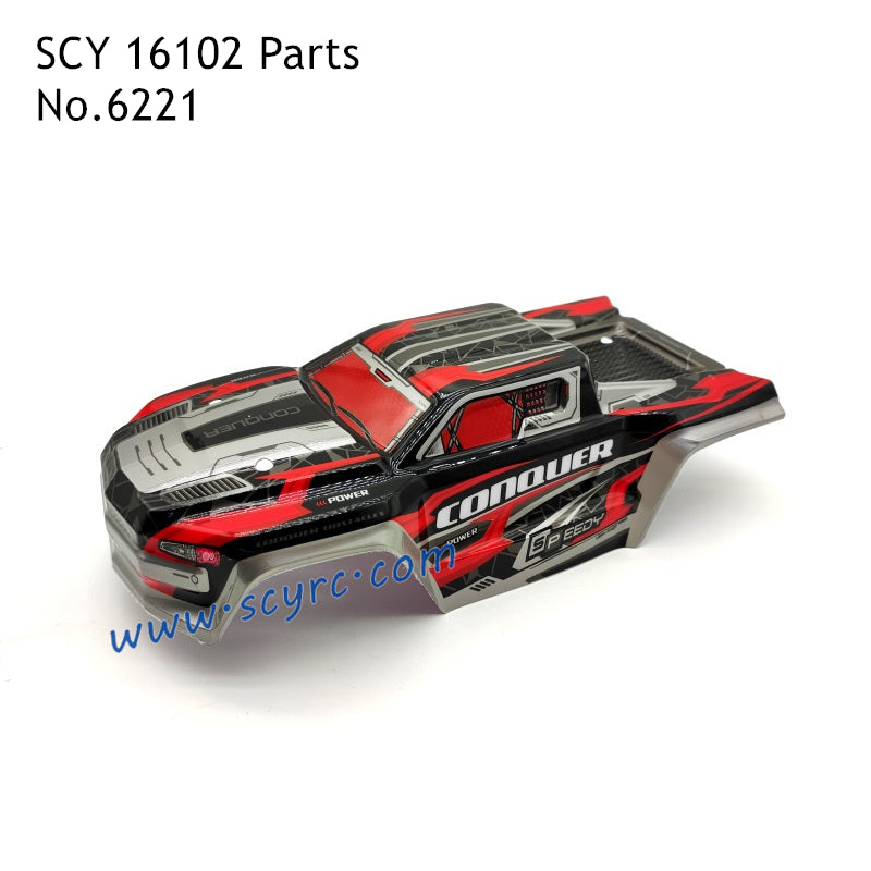 SCY 16102 RC Car Parts Body Shell 6221