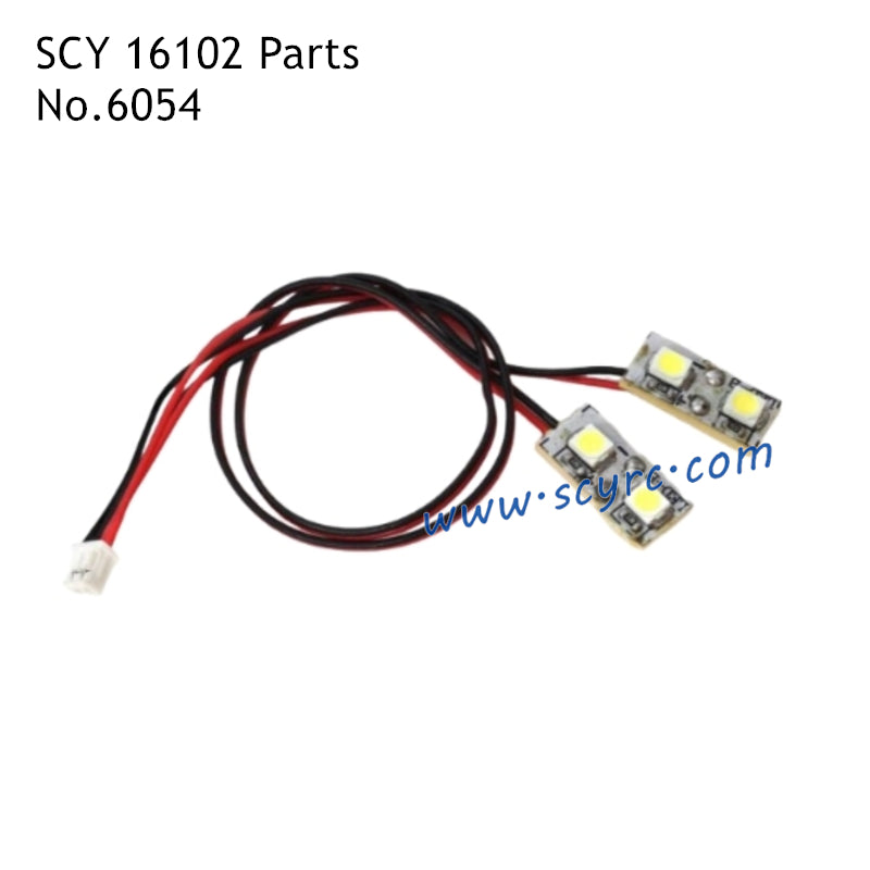 SCY 16102 RC Car Parts Front Light 6054