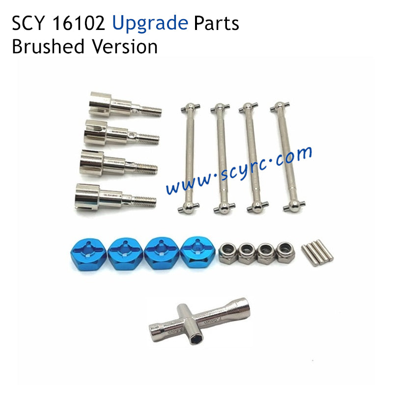 SCY 16102 RC Car Upgrade Parts Metal Drive Shaft Split Version