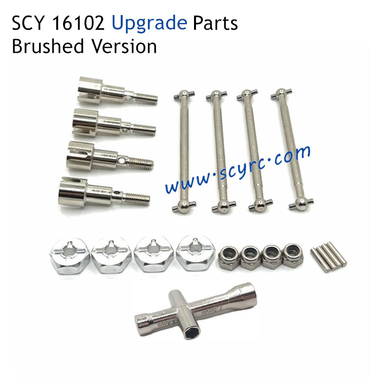 SCY 16102 RC Car Upgrade Parts Metal Drive Shaft Split Version