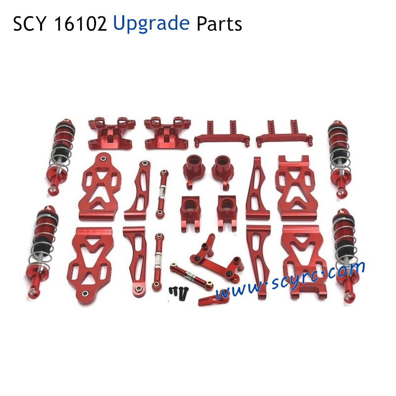 SCY 16102 RC Car Upgrade Parts Metal Kits