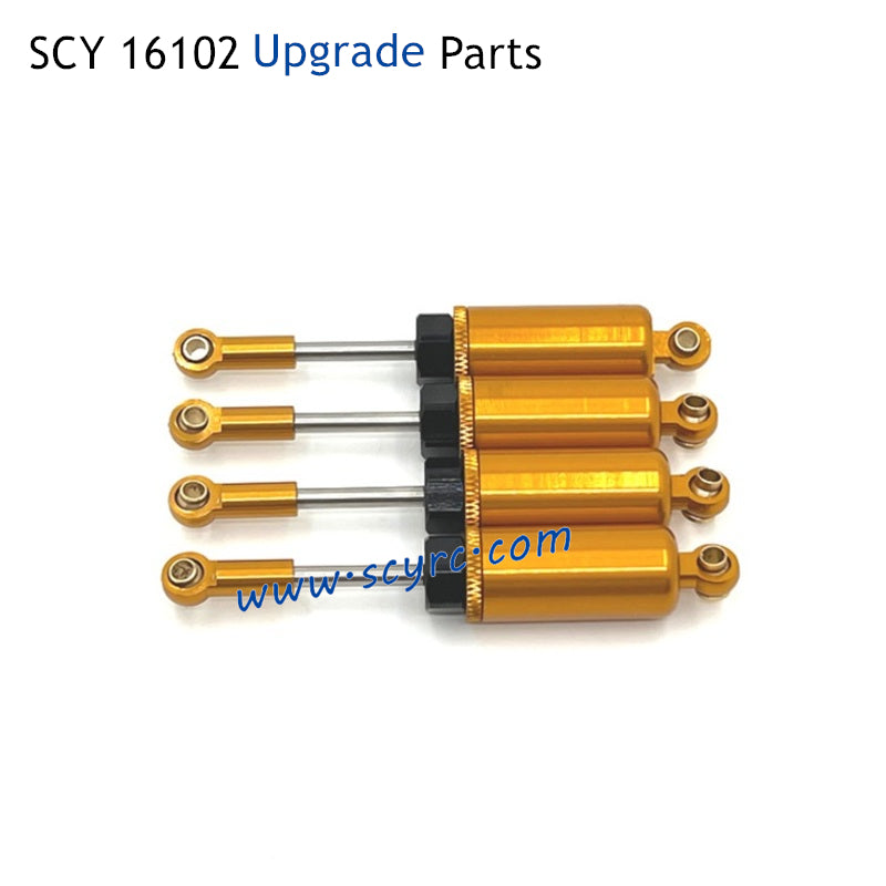 SCY 16102 RC Car Upgrade Parts Metal Oil Shock