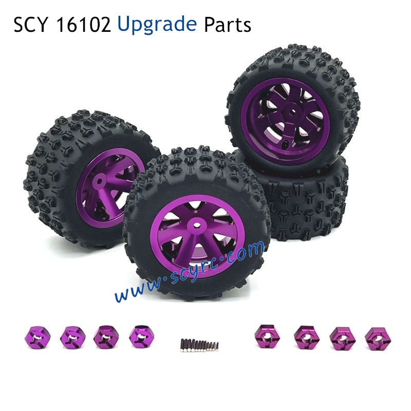 SCY 16102 RC Car Upgrade Parts Wheels