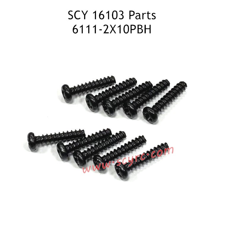 SCY 16103 Parts 2X10PBH Screw 6111