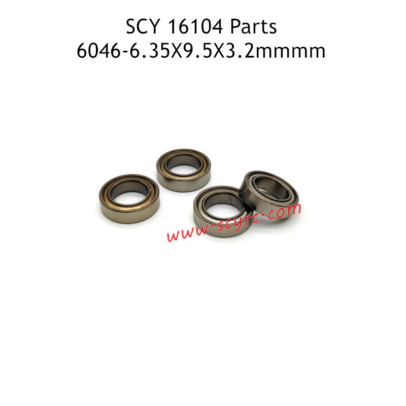 SCY 16103 Parts 6.35X9.5X3.2mm Ball Bearing 6046