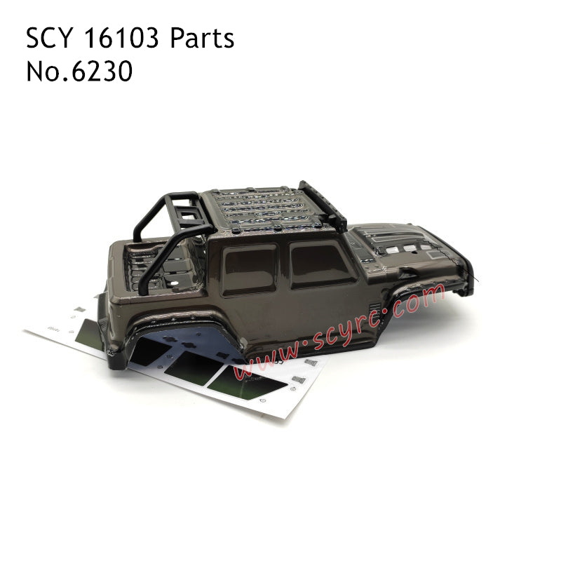 SCY 16103 Pro RC Car Parts Body Shell 6230