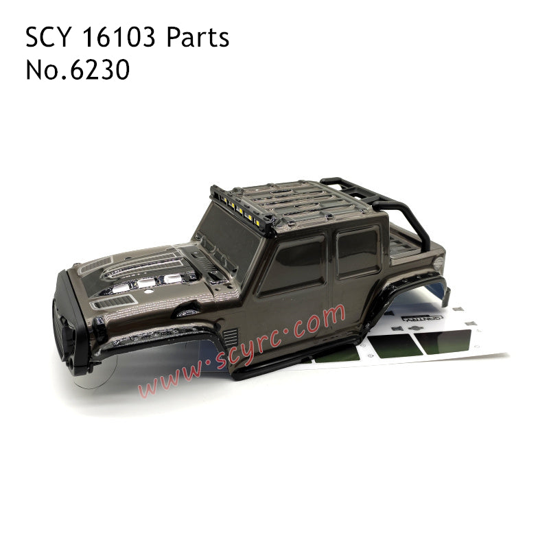 SCY 16103 Pro RC Car Parts Body Shell 6230