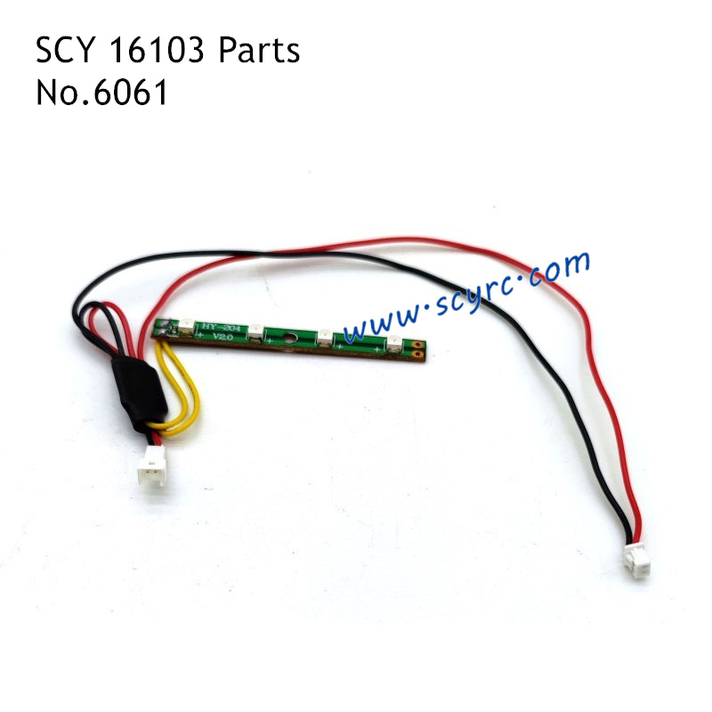 SCY 16103 RC Car Parts Front Face Light Group 6061