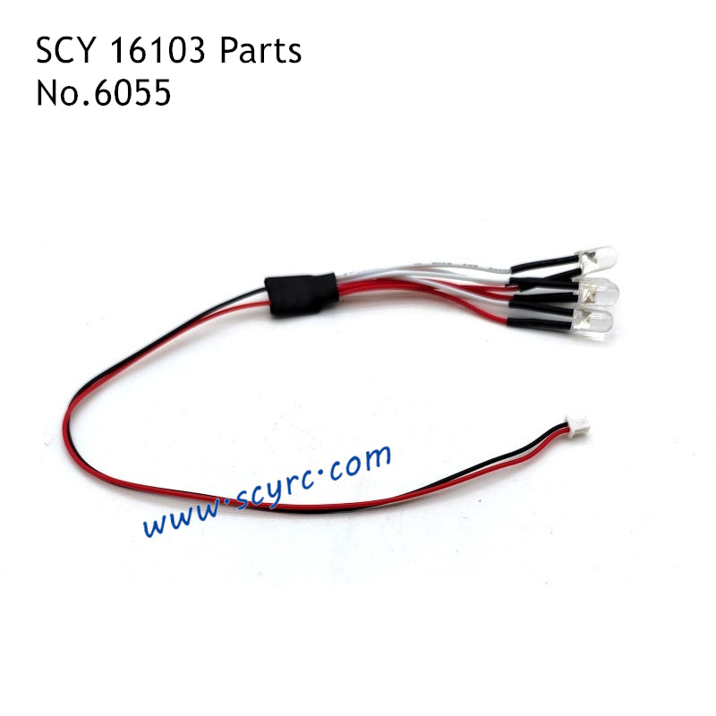 SCY 16103 RC Car Parts Front Light 6055