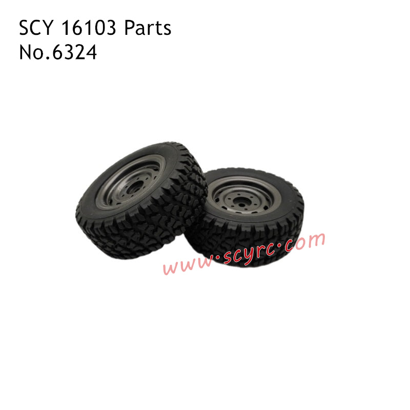 SCY 16103 RC Car Parts Sand Tires 6324