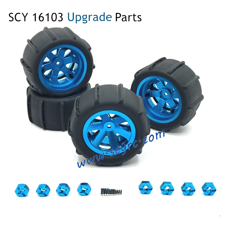 SCY 16103 RC Car Upgrade Parts Beach Wheels
