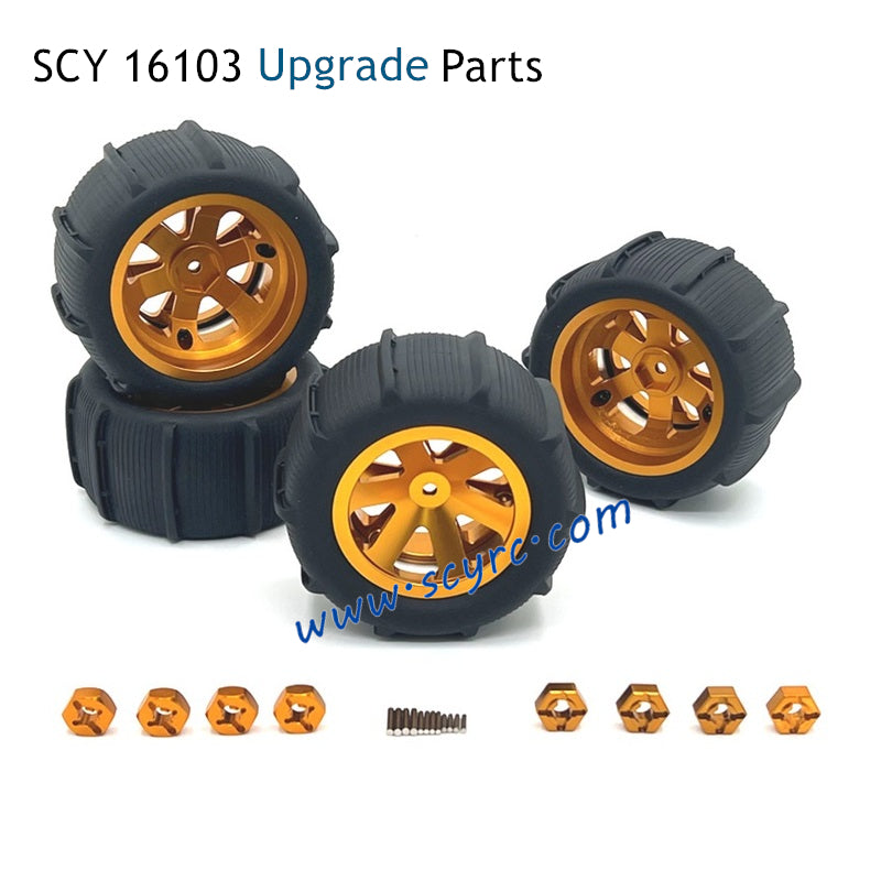 SCY 16103 RC Car Upgrade Parts Beach Wheels