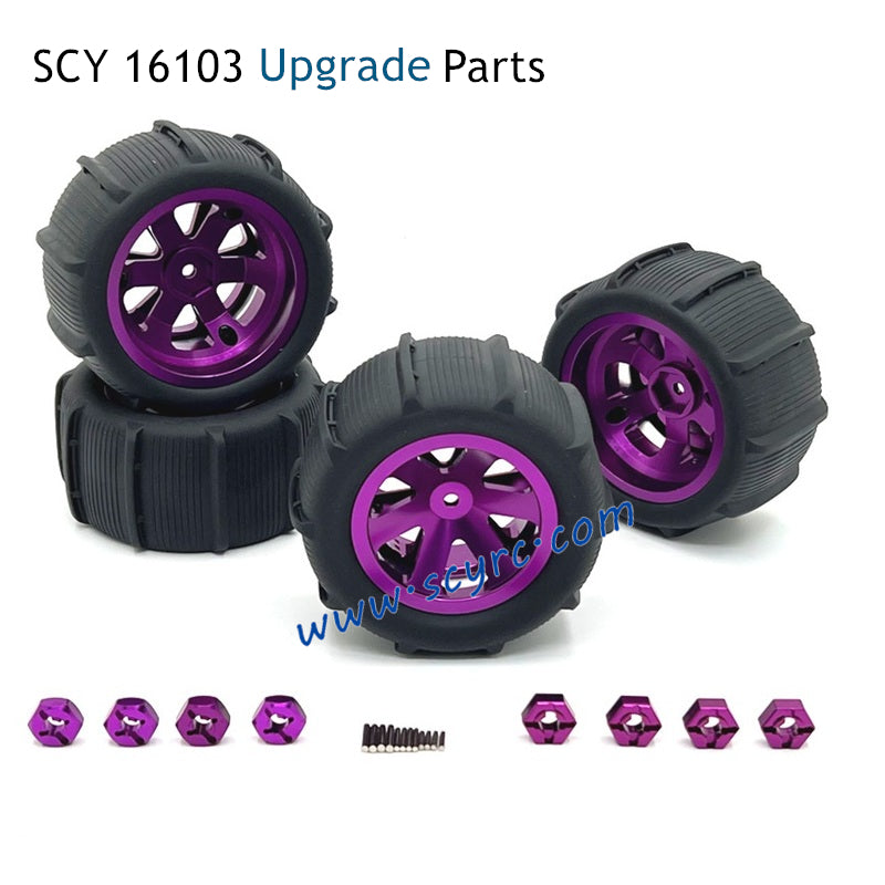 SCY 16103 RC Car Upgrade Parts Beach Wheels