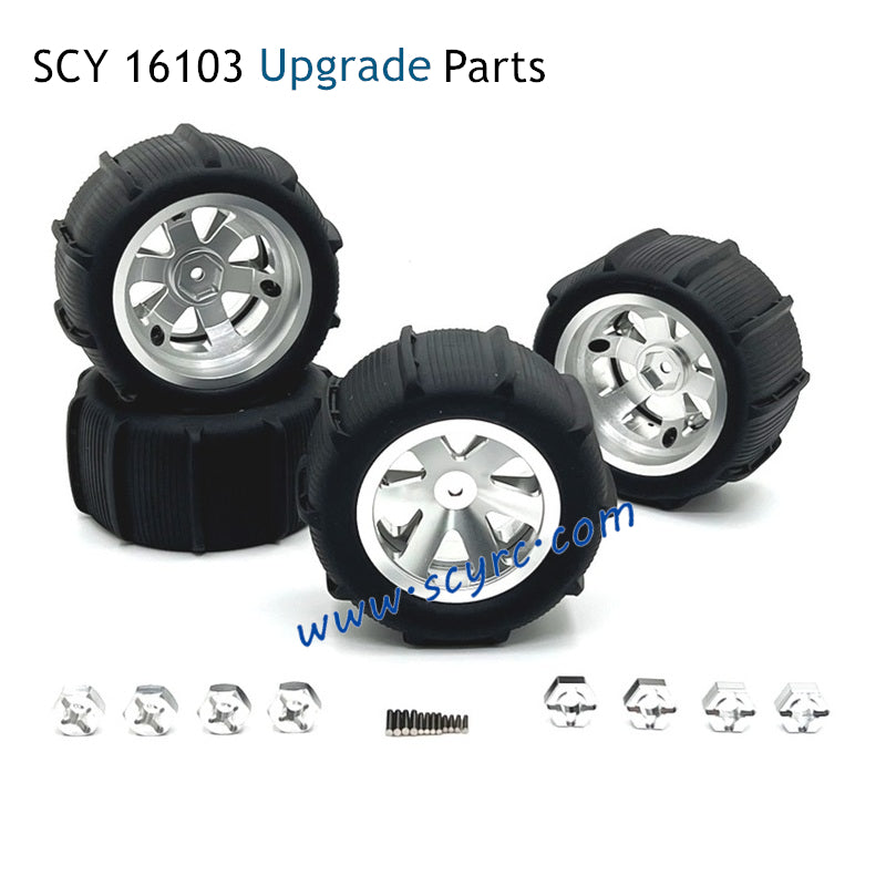 SCY 16103 RC Car Upgrade Parts Beach Wheels