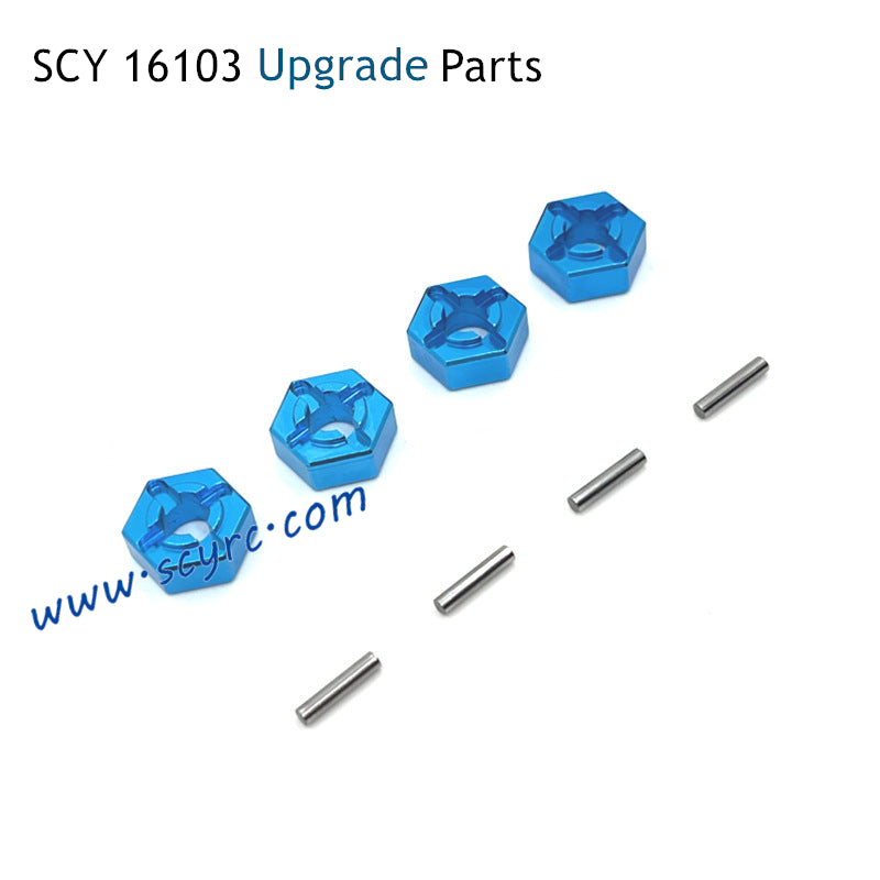 SCY 16103 RC Car Upgrade Parts Metal Wheel Hex