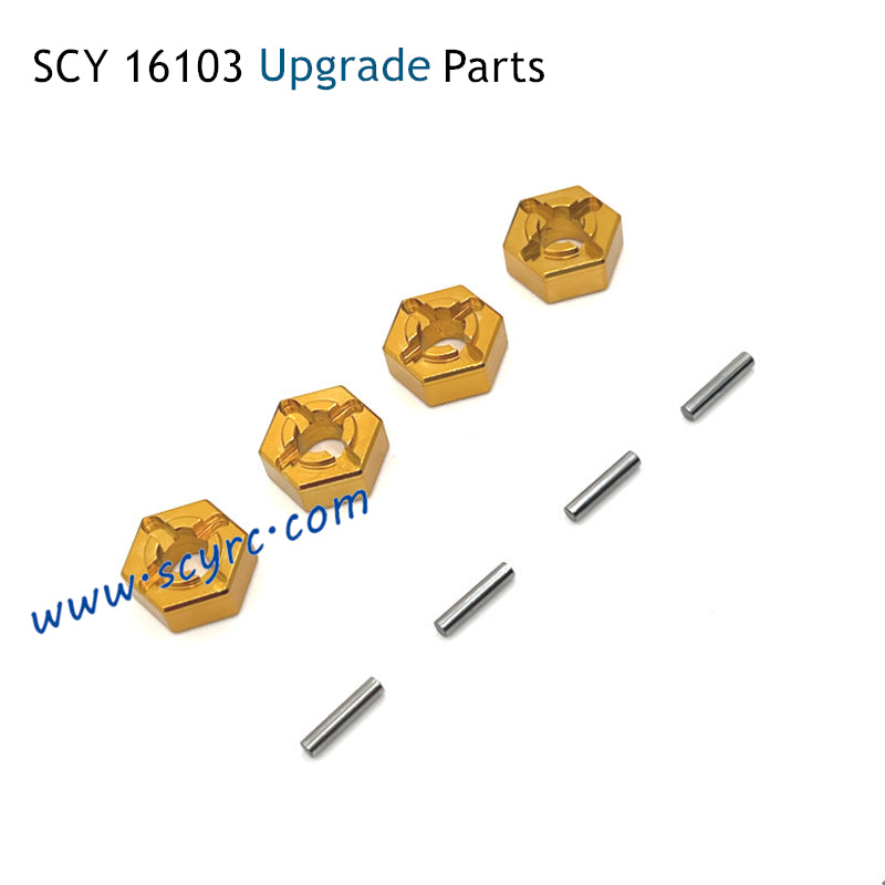 SCY 16103 RC Car Upgrade Parts Metal Wheel Hex
