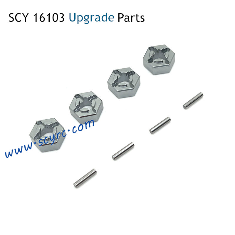 SCY 16103 RC Car Upgrade Parts Metal Wheel Hex
