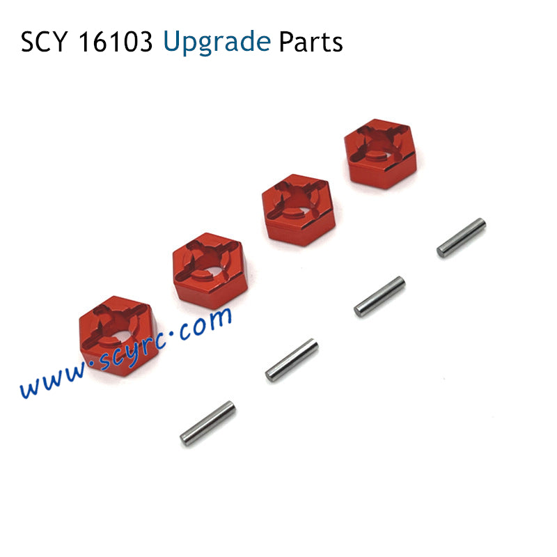 SCY 16103 RC Car Upgrade Parts Metal Wheel Hex