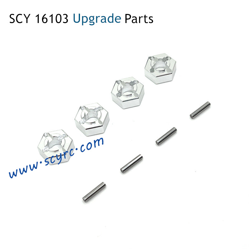 SCY 16103 RC Car Upgrade Parts Metal Wheel Hex