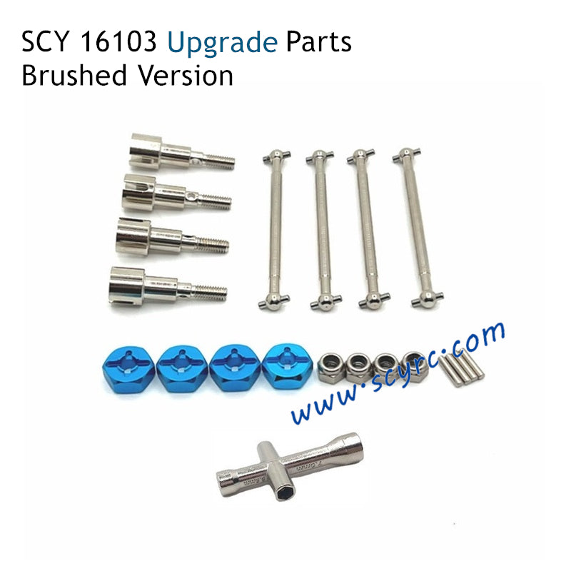 SCY 16103 Upgrade Parts Metal Drive Shaft Split Version