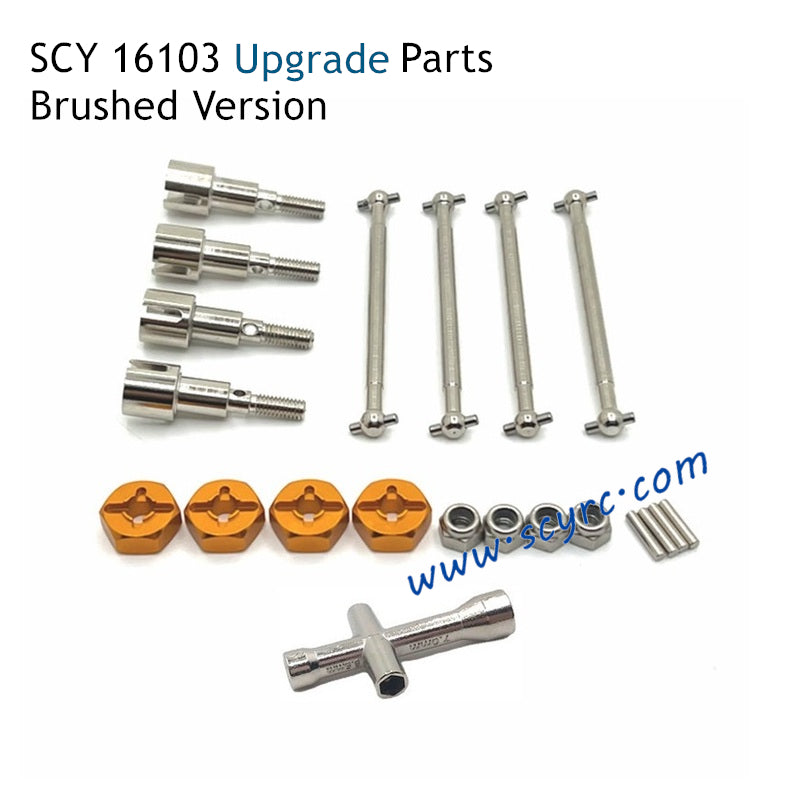 SCY 16103 Upgrade Parts Metal Drive Shaft Split Version