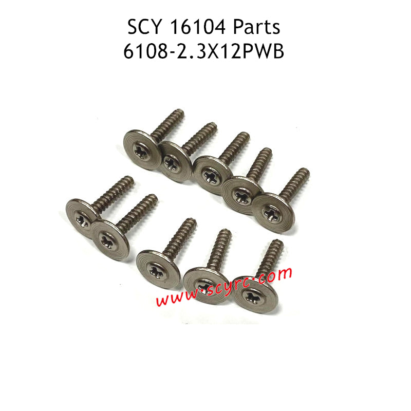SCY 16104 Parts 2.3x12PWB Screw 6108
