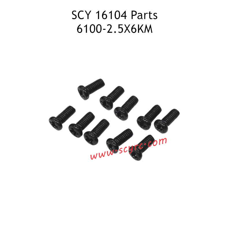 SCY 16104 Parts 2.5X6KM Screw 6100