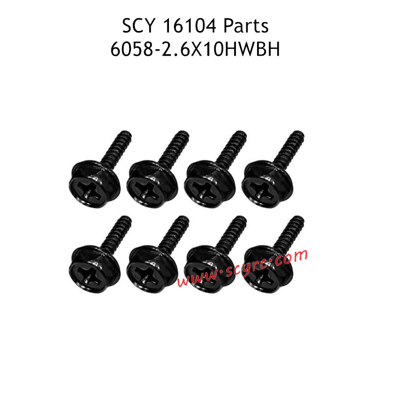 SCY 16104 Parts 2.6X10HWBH Screw 6058