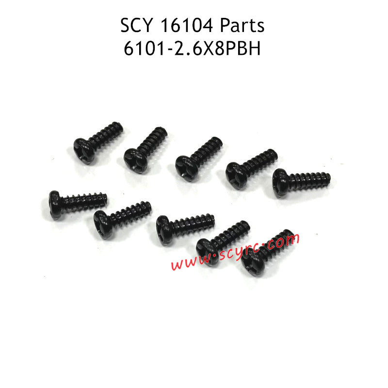 SCY 16104 Parts 2.6X8PBH Screw 6101