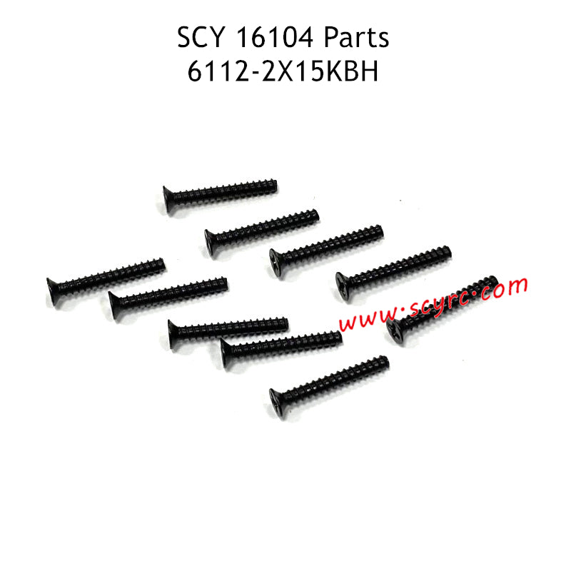 SCY 16104 Parts 2X15KBH Screw 6112