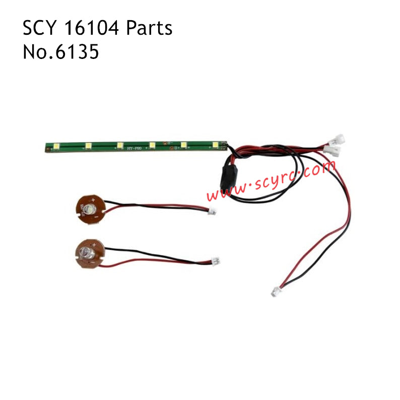 SCY 16104 Parts Headlight Assembly 6135