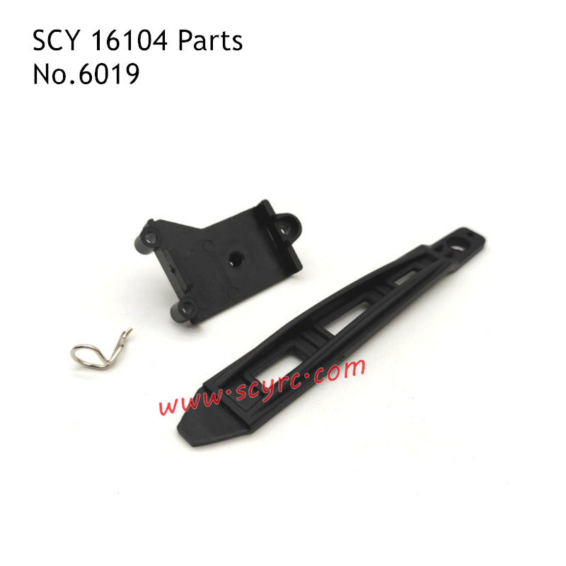 SCY 16104 Parts Servo Base and Battery Strip 6019